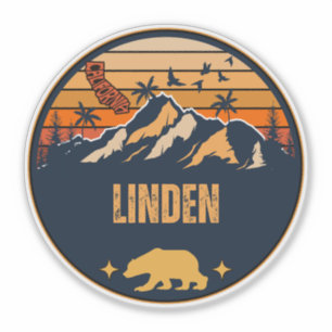 Sticker Linden, Californie