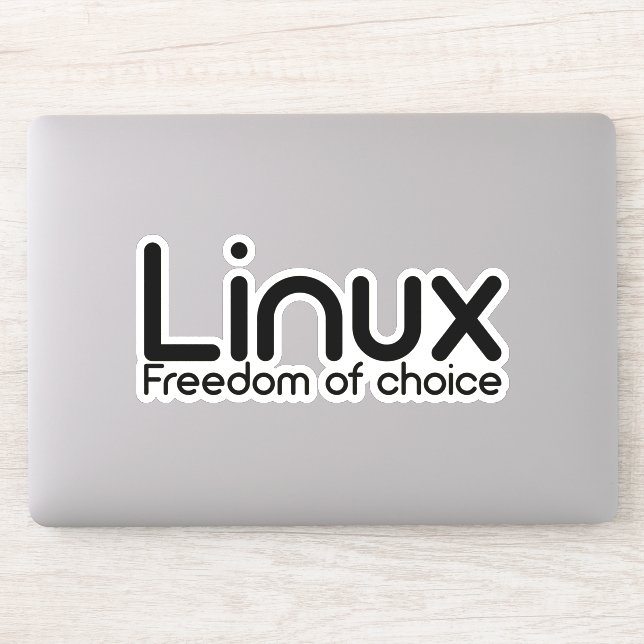 Sticker Linux - Liberté De Choix (Ordinateur)