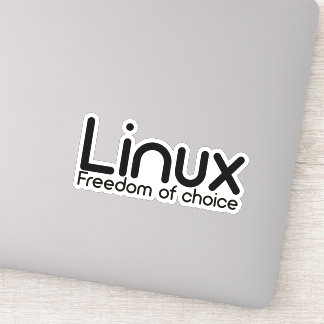 Sticker Linux - Liberté De Choix
