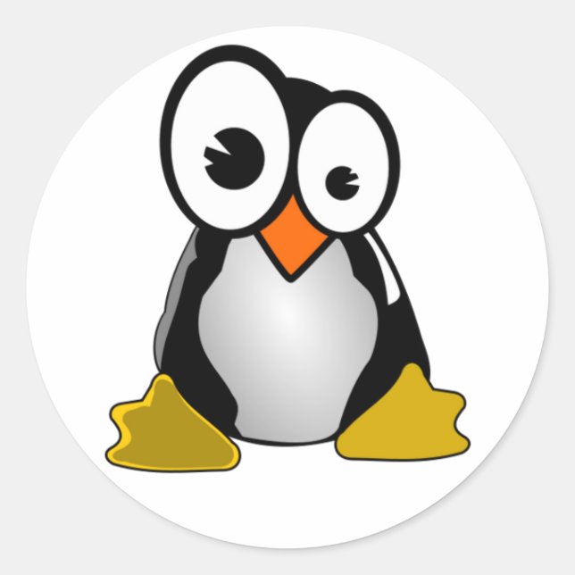 Sticker Linux Penguin (Devant)