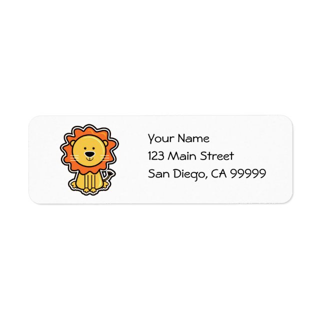 Sticker Lion Bébé (Devant)