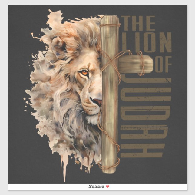 Sticker Lion de Juda Vinyl (Feuille)