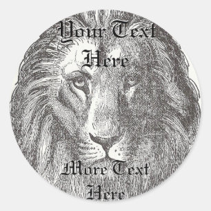 Sticker Lion vintage