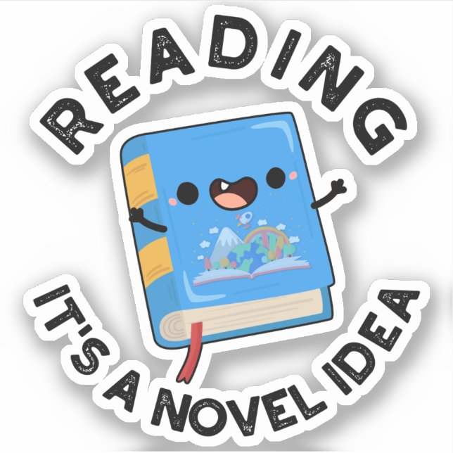Sticker Lire C'est une idée novatrice amusant jeu de livre (Devant)