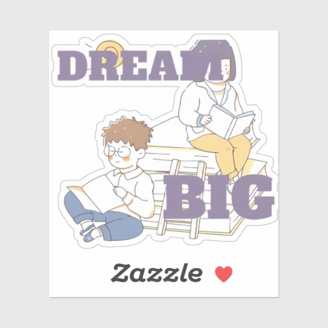 Sticker Lire en grandissant  (Feuille)