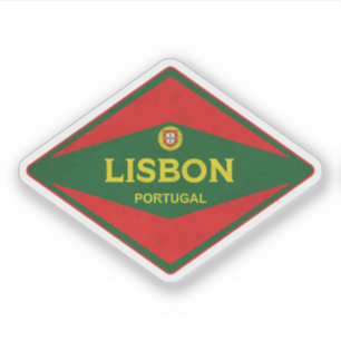 Sticker Lisbonne Portugal Vintage