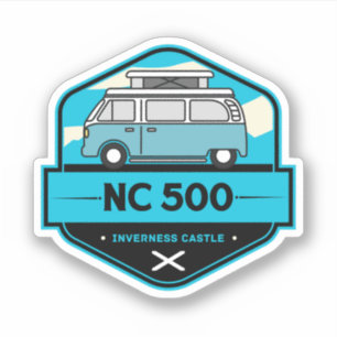 Sticker l'itinéraire caravane North Coast 500 en Écosse