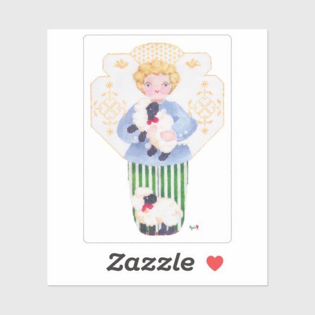 Sticker Little Boy Angel (Feuille)