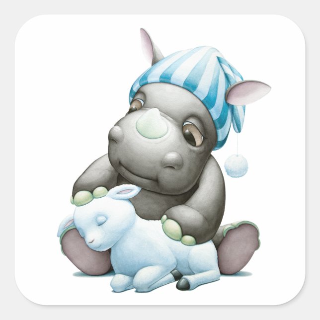 Sticker Little G Baby Rhino (Devant)