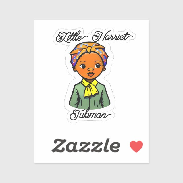 Sticker Little Harriet Tubman Mois de l'histoire des Noirs (Feuille)