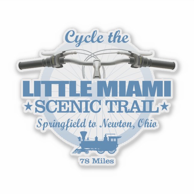 Sticker Little Miami Pittoresque Trail (H2) (Devant)