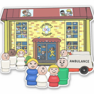 Sticker Little People FP Hôpital pour enfants