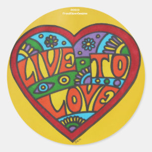 Sticker Live To Love