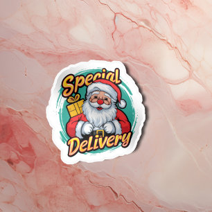 Sticker Livraison spéciale du Père Noël Vinyl