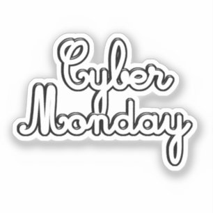 Sticker Livre de découpage CYBER MONDAY