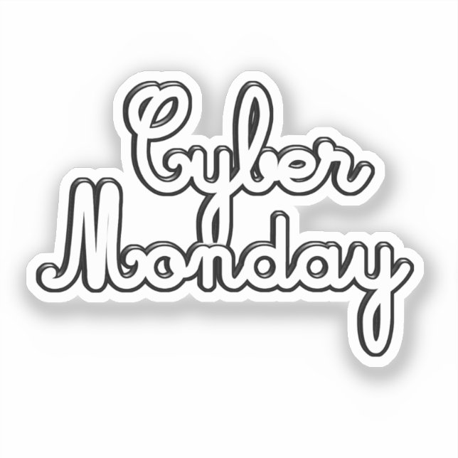 Sticker Livre de découpage CYBER MONDAY (Recto)