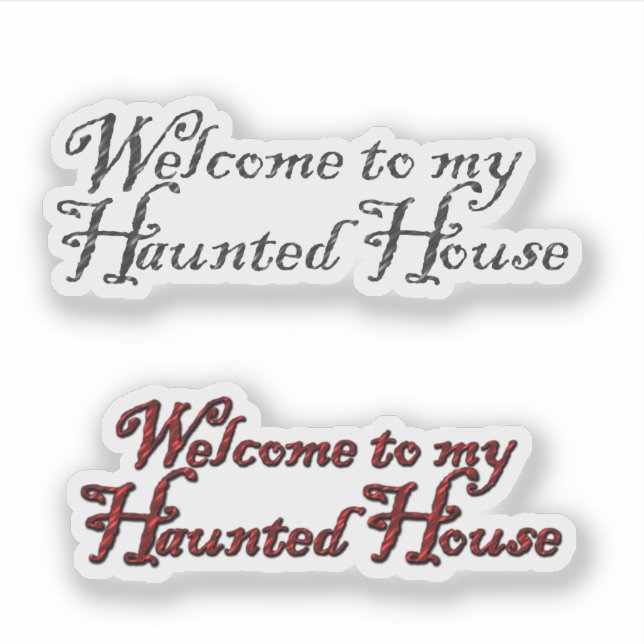 Sticker Livre de Découpage Maison Hantée Halloween (Devant)