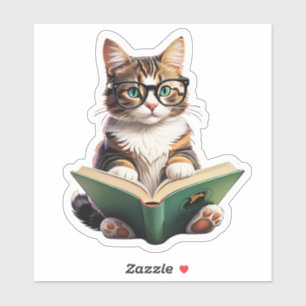 Sticker Livre de lecture Cat