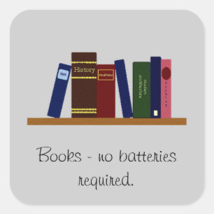 Sticker - Livres - Aucune Batterie Requise.