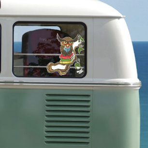 Sticker Livres Cute Owl