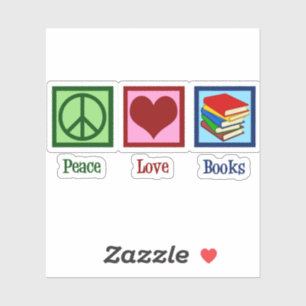 Sticker Livres d'amour de paix