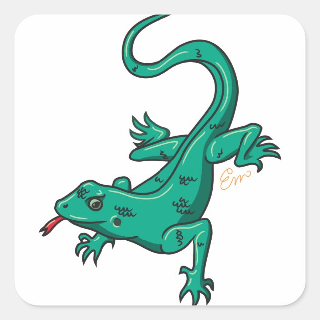 Sticker Lizard (Devant)