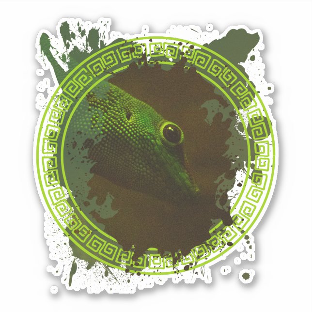 Sticker Lizard Art (Devant)