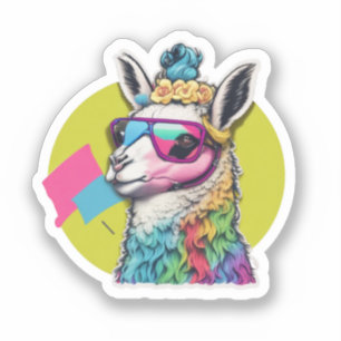 Sticker Llama Cute