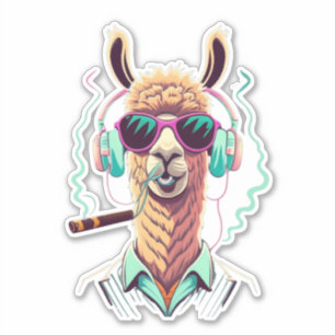 Sticker Llama Favor