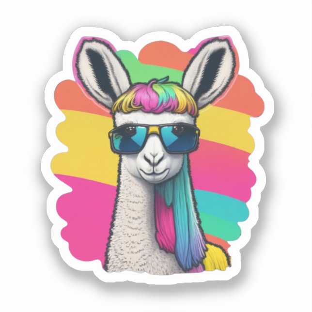 Sticker Llamas mignon (Recto)