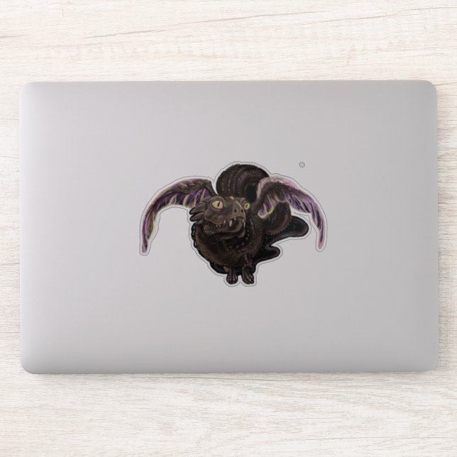 Sticker L'oeil du dragon de tempête (Ordinateur)