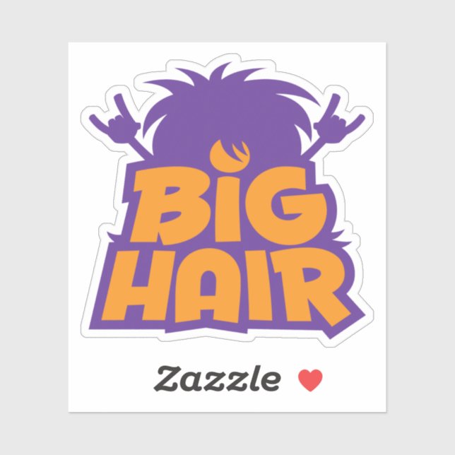Sticker Logo Big Hair Band (Feuille)