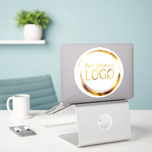 Sticker Logo d'affaires sur le Promo blanc