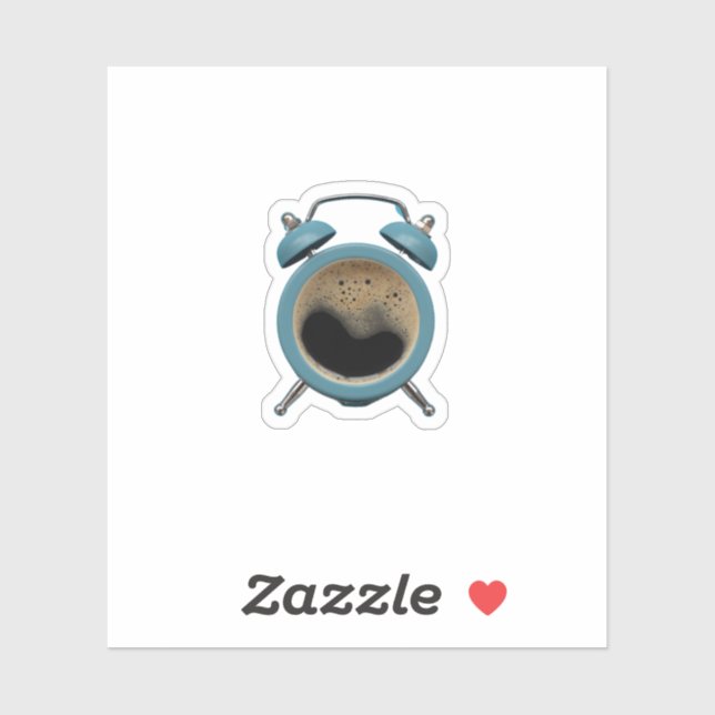 Sticker Logo d'alarme pour café (Feuille)