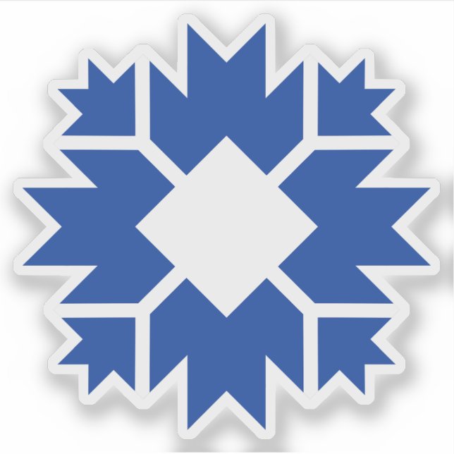 Sticker Logo de Bloomington, Indiana, États-Unis (Devant)