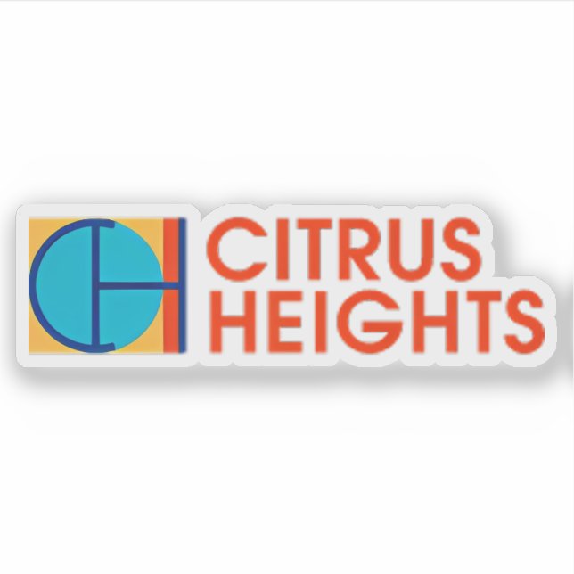 Sticker Logo de Citrus Heights, Californie, États-Unis (Devant)