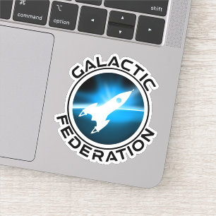 Sticker Logo de fédération galactique