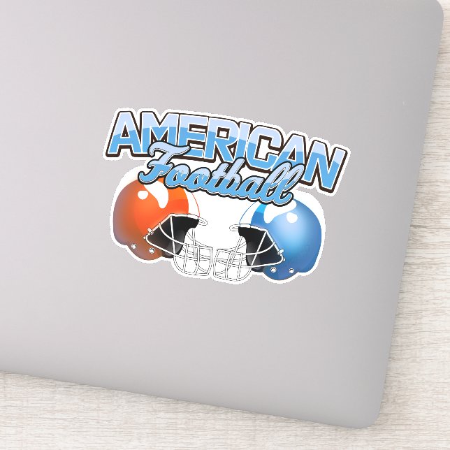 Sticker logo de football américain (Détail)