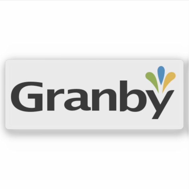 Sticker Logo de la ville de Granby, Québec, Canada (Devant)