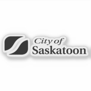 Sticker Logo de la ville de Saskatoon, Saskatchewan, Canad