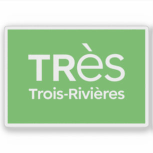 Sticker Logo de la ville de Trois-Rivières, Québec, Canada