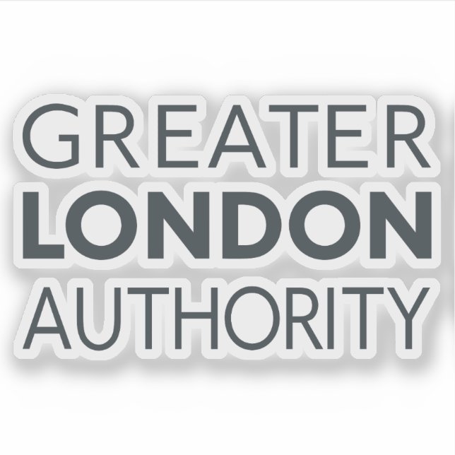 Sticker Logo de l'Autorité du Grand Londres, Angleterre (Devant)