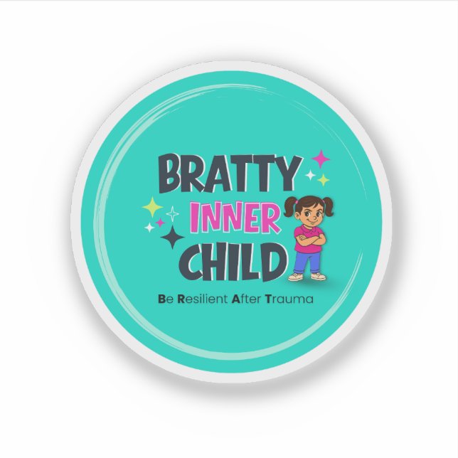 Sticker Logo de l'enfant intérieur gâté (Devant)