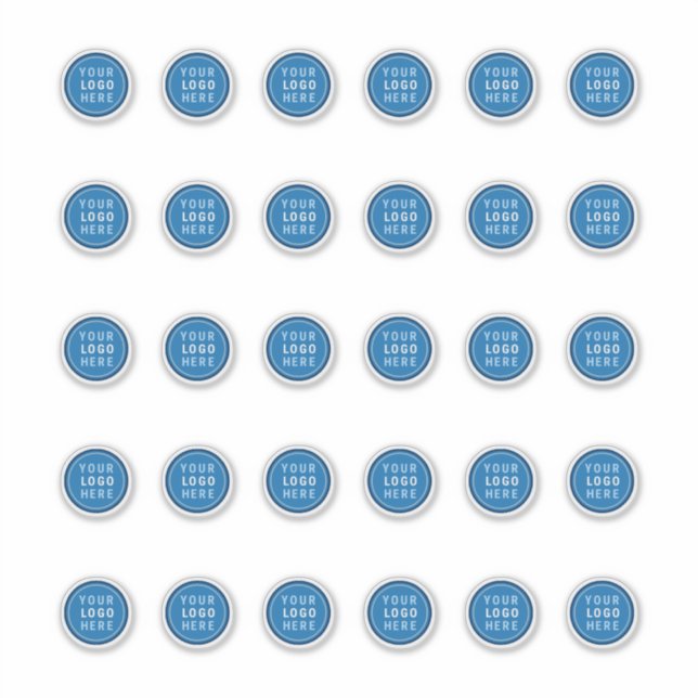 Sticker Logo de l'entreprise 1.5" Modèle de l'autocollant  (Devant)