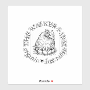 Sticker Logo de l'entreprise agricole, marquage promotionn