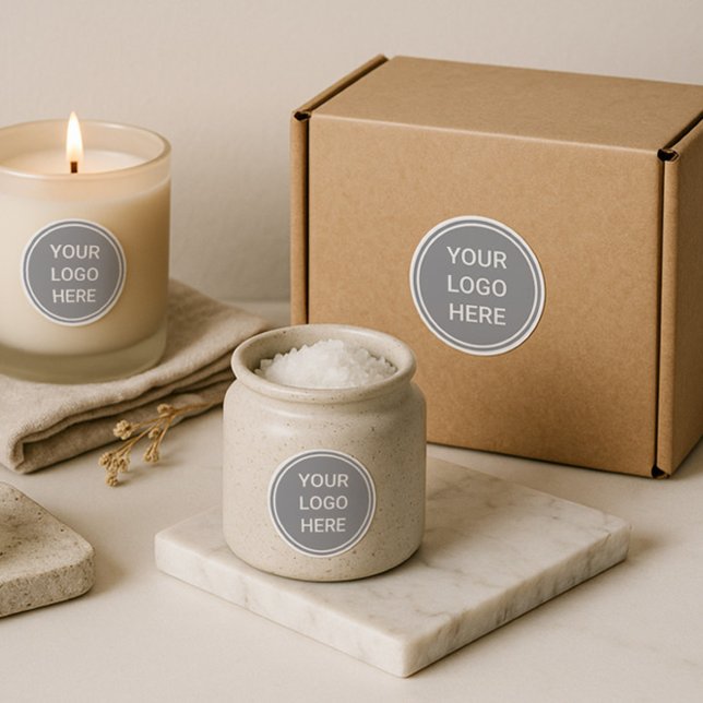 Sticker Logo de l'entreprise personnalisée Bouteille d'eau (Créateur téléchargé)