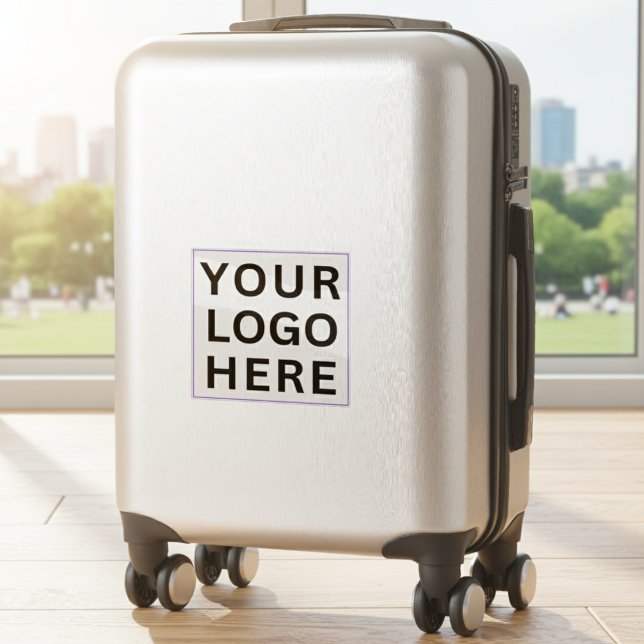 Sticker Logo de l'entreprise pour valise | Transparent Imp (Logo Luggage Stickers
)