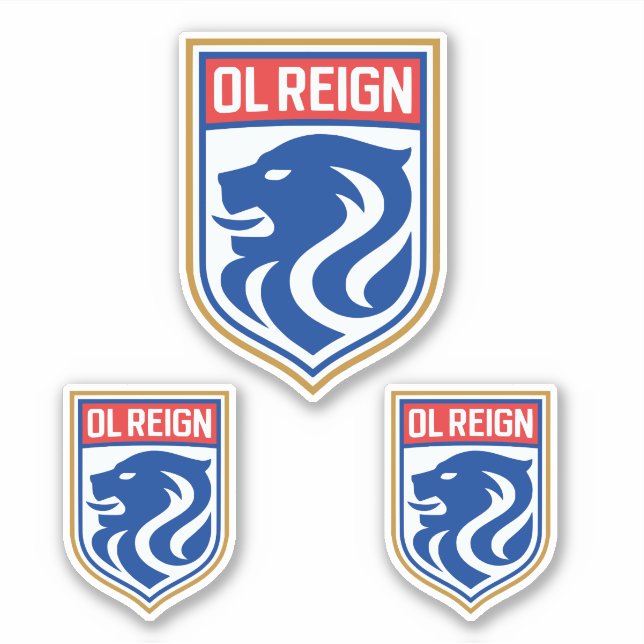 STICKER LOGO DE L'ÉQUIPE DE L'OL REIGN-NWSL -USWNT (Devant)