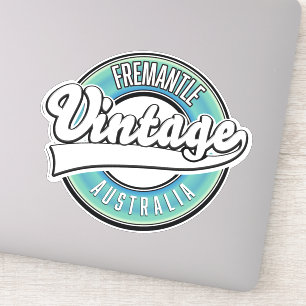 Sticker Logo de style vintage Fremantle Australie.
