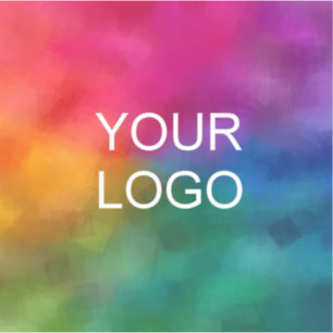 Sticker Logo de votre nom d'entreprise Branding ici